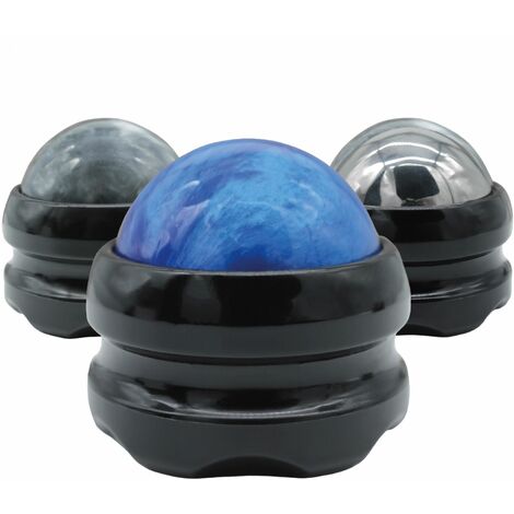 Boule de massage roll on avec rotation à 360° - Bleu - Vivezen (1/5)