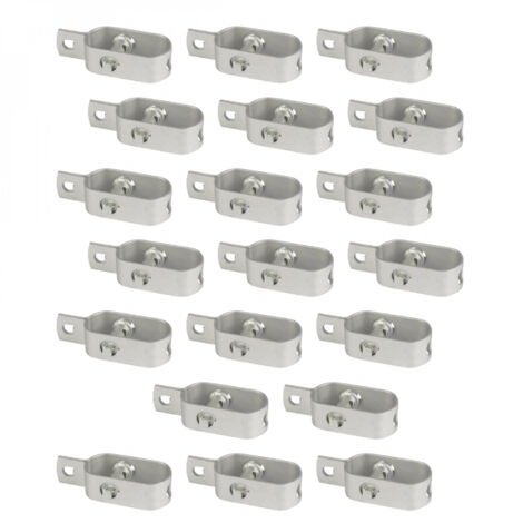 Lot de 20 tendeurs en acier galvanisé N°2 pour fil de grillage ou autre - Linxor (1/4)