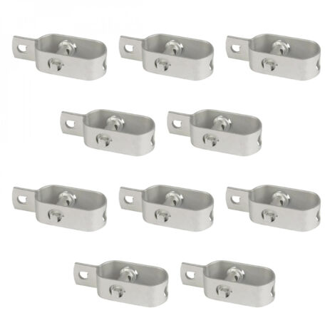 Lot de 10 tendeurs en acier galvanisé N°2 pour fil de grillage ou autre - Linxor (1/4)