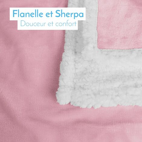 Couverture en maille polaire enfant - Gabby's Dollhouse rose
