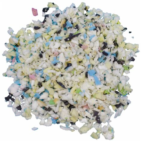 Flocons de mousse polyuréthane de rembourrage recyclée - 500 L - Vivezen