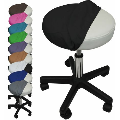 Drap housse de protection en éponge pour tabouret rond 33-37 cm – Confort accru avec couche rembourrée – Lavable en machine à 30° – Vivezen