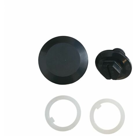 Capuchon + vis + rondelles pour chlorinateur et brominateur de piscine - Noir - CLX200EGA - Hayward