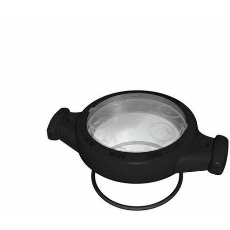 Couvercle de préfiltre complet pour pompe de piscine Tristar - Noir - SPX3200DLS - Hayward (1/2)