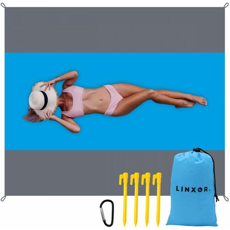Tapis de pique-nique de plage imperméable et anti-sable XL