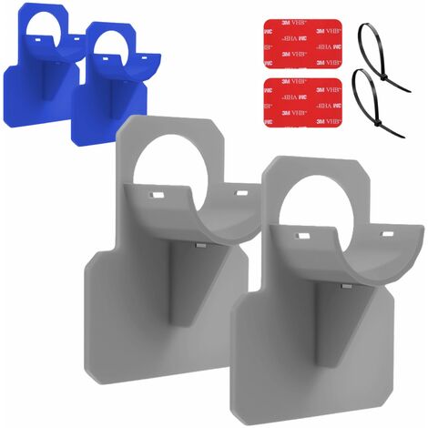Lot de 2 supports 38 mm pour tuyau de piscine - Gris - Linxor (1/5)