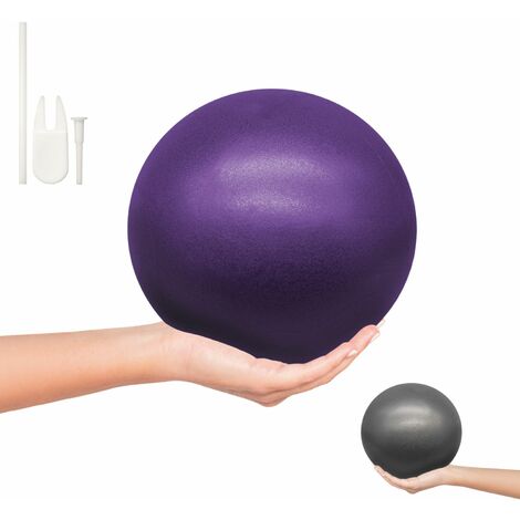 Lot de 5 ballons de fitness pour pilates, gymnastique, diamètre 25 cm - Violet - Vivezen