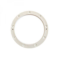 Bride de bonde de fond de piscine – Compatible bondes Hayward 3252/3253 – Diamètre intérieur 151 mm – Matière ABS – Coloris blanc