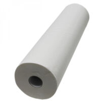 Drap d'examen blanc 60cm x 50m – 34g/m² double épaisseur – 100% ouate de cellulose – Usage unique pour hygiène parfaite – Vivezen