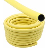 Linxor – Tuyau d'arrosage 25 m – Diamètre 25 mm – PVC jaune 3 couches – Flexible et léger – Résistant à 24 bars