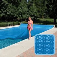 Bâche à Bulles 300 Microns pour piscine 2m x 2m - Linxor - Bleu