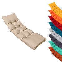 Linxor – Coussin de bain de soleil capitonné 185 x 60 cm – Ultra confortable en polyester Oxford – Résistant aux tâches et à la chaleur – Certifié OEKO-TEX®