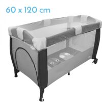 Lot de 5 moustiquaires universelles pour lit bébé 60 x 120 cm - Blanc transparent - Monsieur Bébé