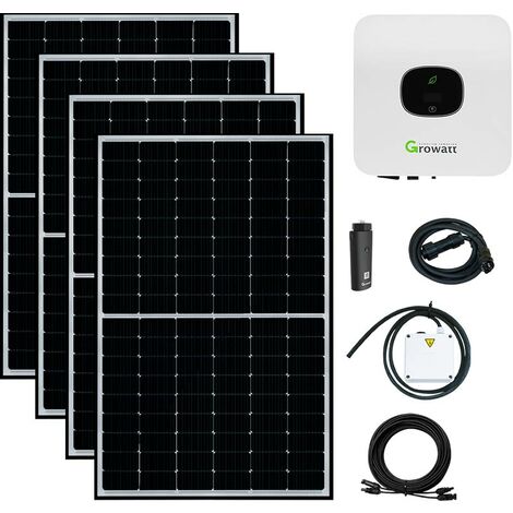 1500 Watt Plug & Play Solaranlage mit Aufputzsteckdose, Growatt Wechselrichter, Astronergy