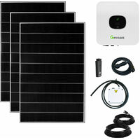 1000 Watt Plug & Play Solaranlage mit Aufputzsteckdose, Growatt Wechselrichter, EcoDelta