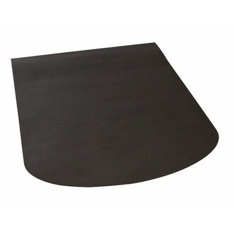 Tapis ignifuge cheminée TASTO Noir