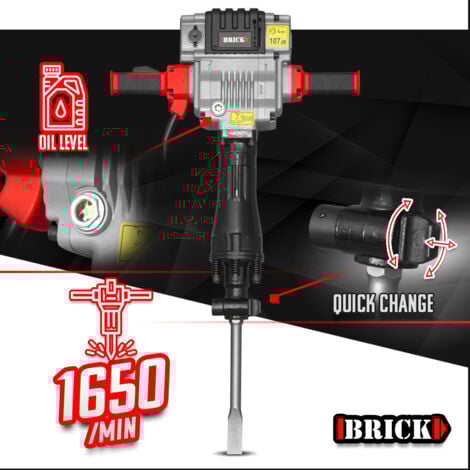 Marteau piqueur PRO 2100W - 85 Joules avec coffret - Brick