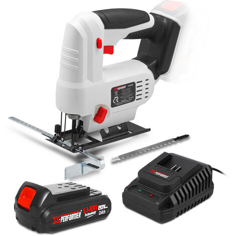 Scie sauteuse pendulaire 20V max livrée avec batterie 2Ah - X PERFORMER (1/2)