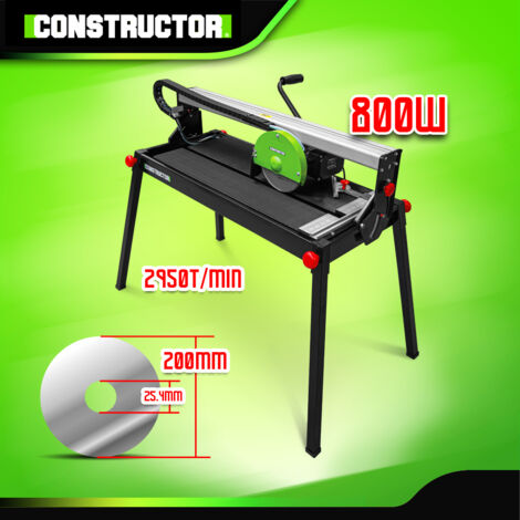 Coupe carrelages radial 800 W - 200mm - Longueur de coupe max 720mm  - Constructor