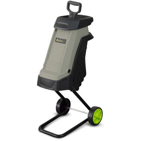 Broyeur de végétaux électrique 2400W – Diamètre de coupe max 40 mm – Système de coupe à 2 couteaux – Sac récolteur 40 L – Greatland (1/5)