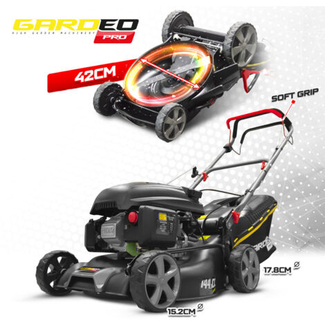 Tondeuse Autotractée Gardeo Pro - 144.3cc, Coupe 42cm, Bac 45L - Fonction Mulching Incluse