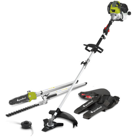 Débroussailleuse thermique 4 en 1 52cc – Moteur 2 temps – Largeur de coupe 43 cm – Élagage et taille de haies – Greatland