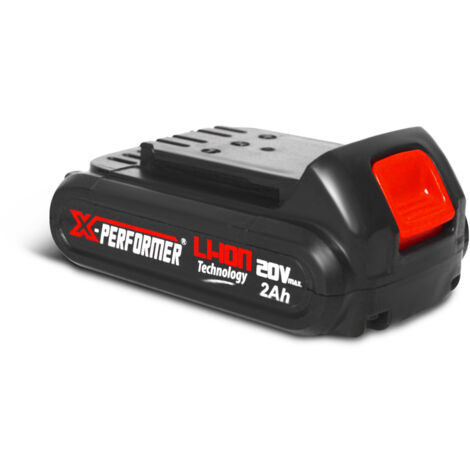 Batterie lithium 20V 2Ah – Compatible outils X-Performer – Charge rapide 1H – Performance optimale pour projets exigeants