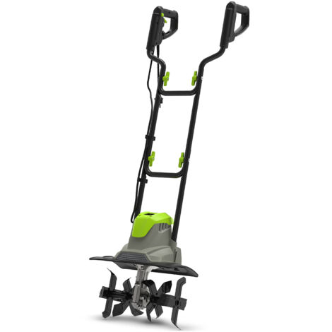 Motobineuse électrique 1050W 36cm – 4 fraises – Profondeur de travail 22cm – Pour potagers et jardins – Garantie 3 ans – Greatland