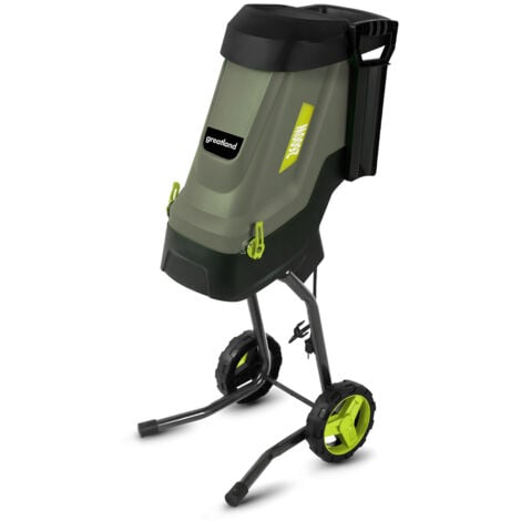 Broyeur de végétaux électrique 2600W avec sac récupérateur de 45L