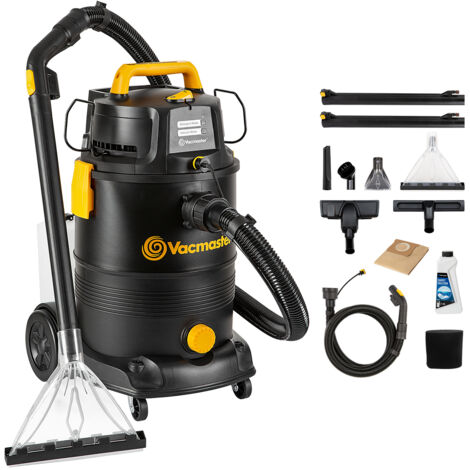 Vacmaster – Aspirateur eau et poussières 1300W – Réservoir 30L – Fonction shampouineuse – Nettoyage efficace tapis et moquettes (1/10)