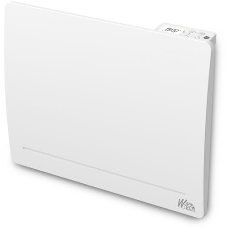 Warm Tech – Radiateur à inertie fonte 1000 W – Protection IP24 – Thermostat LCD programmable – Fixation murale – Convient pour pièces jusqu'à 10m² (1/5)