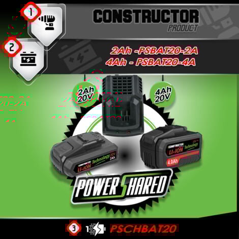 Taille haies sur perche 20V max sans batterie - Lame 51cm - Constructor