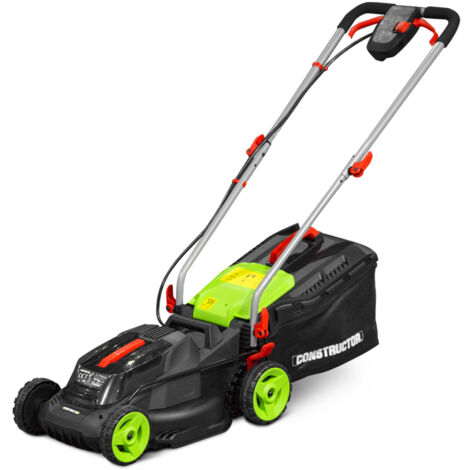 Tondeuse à batterie 40V avec 2 batteries 20V – Largeur de coupe 34 cm – Hauteur de coupe 6 positions – Bac 30L – Constructor - 2x20V (1/5)