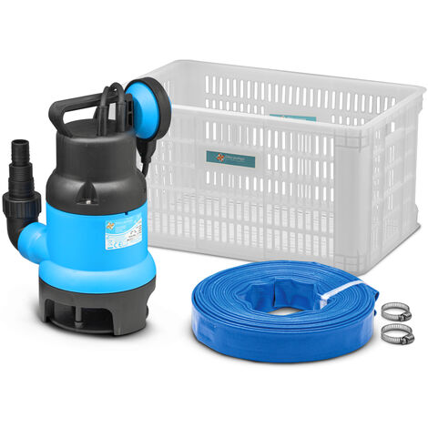 Kit pompe vide caves eaux chargées 400W + tuyau d évacuation 10M - Ekko Pumps