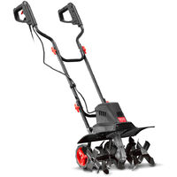 Elem Garden Technic – Motobineuse électrique 1500W – 6 fraises en acier – Largeur de travail 45 cm – Profondeur max 22 cm – Confort d'utilisation optimal