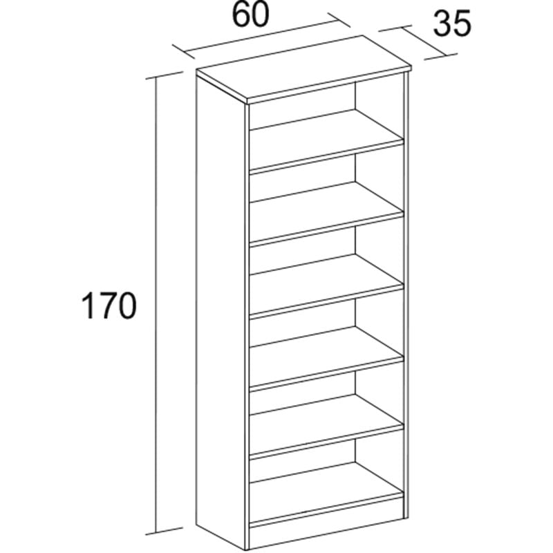 Mueble zapatero 3 puertas color blanco brillo, 60 cm x 22 cm x 113 cm RUBI