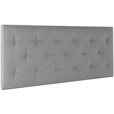 Cabecero tapizado Turin 150x60 cm color Gris Claro (1/5)