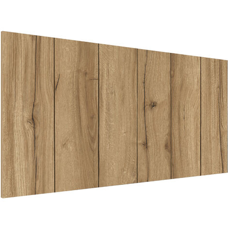 Cabecero Cama Nova 100 cm, imitación Madera, MDF con impresión Realista, 100 cm (Ancho) 0,5 cm (Profundo) 60 cm (Altura)