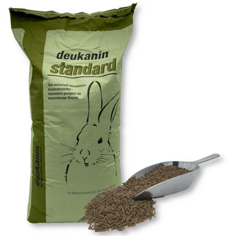 Deukanin nourriture standard pour lapin 25 kg luzerne en granulés  nourriture pour lapin avec races moyennes-grosses