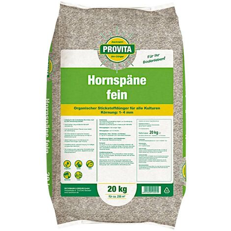 BECKMANN PROFI Provita Copeaux de corne fins 20 kg Engrais pour plantes Engrais pour légumes (1/2)