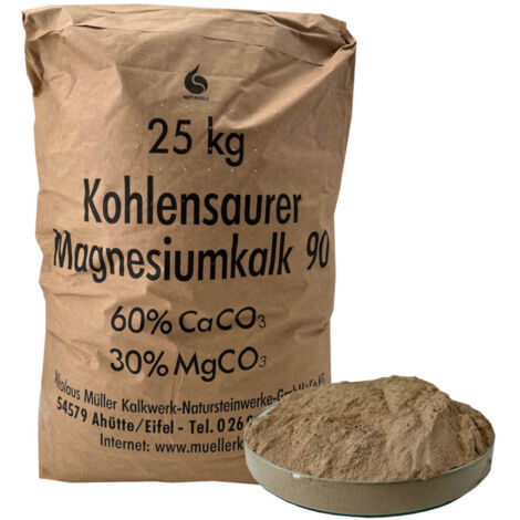 Müllerkalk 25 kg Chaux magnésienne carbonatée 90