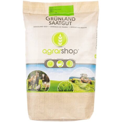 Agrarshop Pâturage pour chevaux réensemencement 10 kg de graines de pâturage graines d'herbe couplées semences