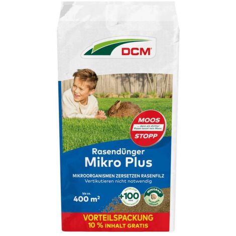 Micro-engrais à pelouse CUXIN DCM Plus Engrais pour pelouse 20 kg Engrais longue durée Destructeur de mousse
