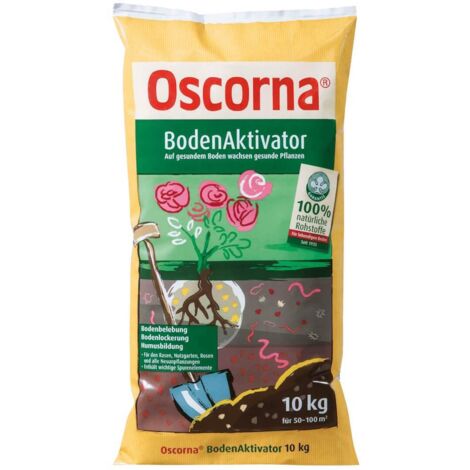 Oscorna activateur de sol 10 kg gazon fruits légumes fleurs engrais