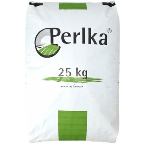 Cyanamide de chaux Perlka 25 kg Engrais pour pâturage Pâturage de chevaux, fruits, légumes, jardin
