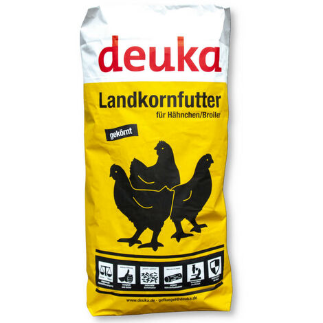 Deuka Hähnchen Mastfutter Landkornmast 25 kg aliment d’engraissement pour poulets, aliment pour volaille, aliment pour poules