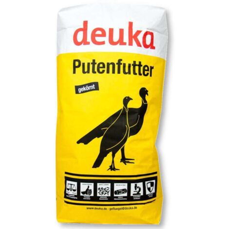 Deuka Putenmastfutter P3 25 kg aliment d’engraissement pour dindes, aliment pour volailles, engraissement de dindes, aliment d’engraissement