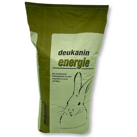 Deukanin Energie Kaninchenfutter aliment pour lapins 25 kg aliment pour rongeurs, aliment pour lièvre, aliment pour l’élevage, aliment d’engraissement