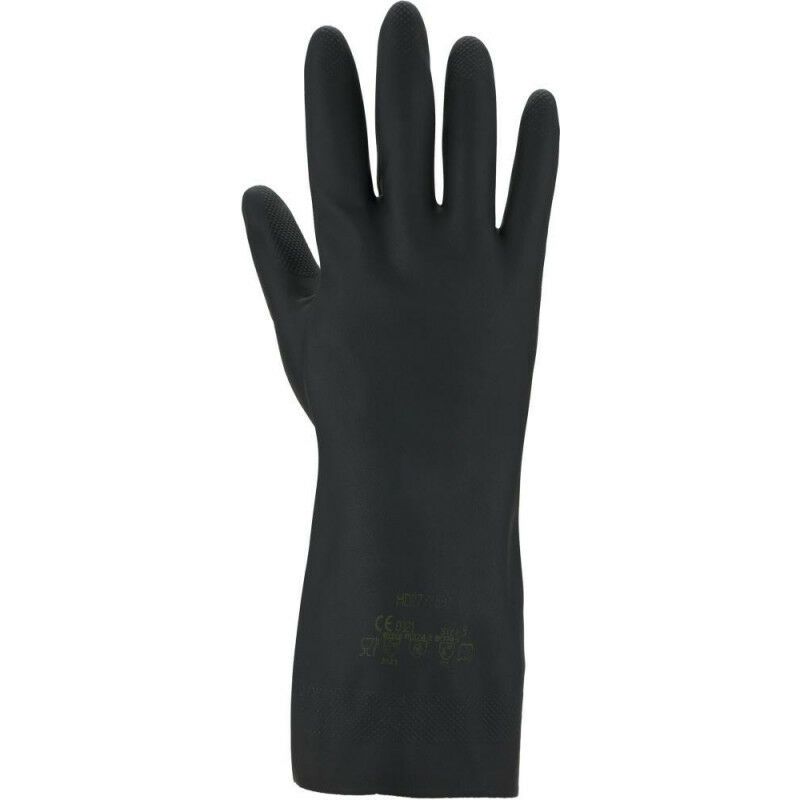 Neoprene Glove 3470 Black Size 7 (Por 10)