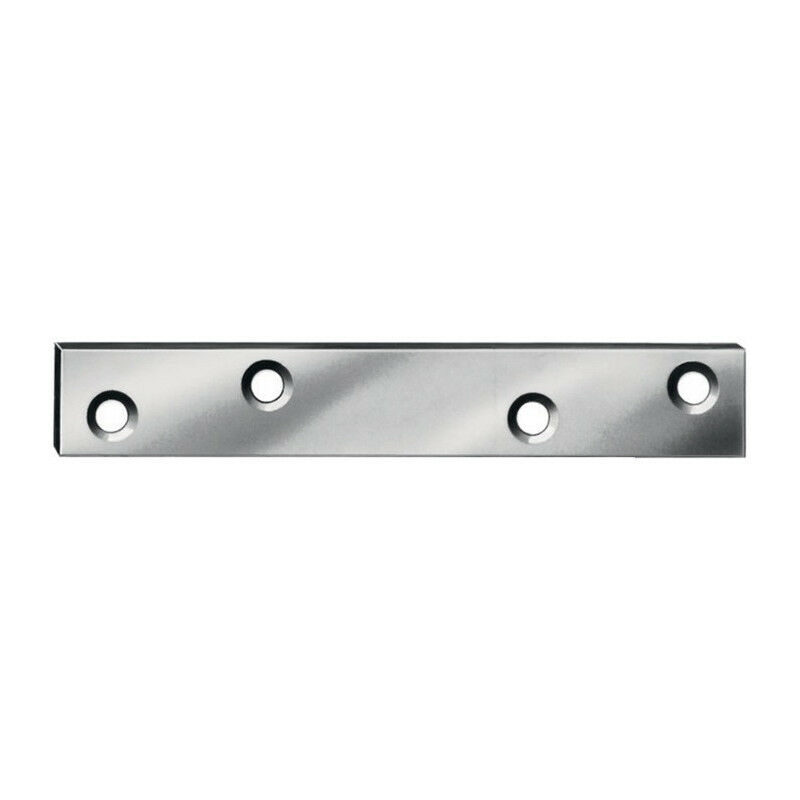 Piastra di collegamento lunghezza 100 mm larghezza 15 mm spessore 2 mm  acciaio inox VORMANN